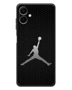 Чехол для Samsung Galaxy A08 с картинкой «Jordan Dark Carbon»