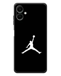 Чехол для Samsung Galaxy A08 с картинкой «Jordan Silhouette»