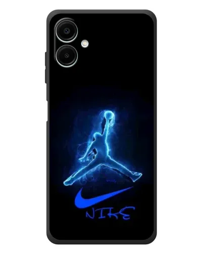 Чехол для Samsung Galaxy A08 с картинкой «Jordan Neon Blue» Чехол для Samsung Galaxy A08 с картинкой «Jordan Neon Blue»
