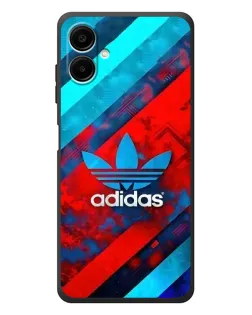 Чехол для Samsung Galaxy A08 с картинкой «Абстракция Adidas»