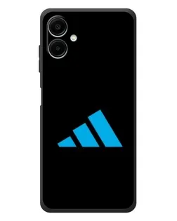 Чехол для Samsung Galaxy A08 с картинкой «Adidas Cyan Logo»