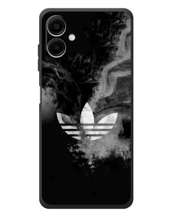 Чехол для Samsung Galaxy A08 с картинкой «Абстрактный дым Adidas»