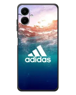 Чехол для Samsung Galaxy A08 с картинкой «Океанская глубина адидас»