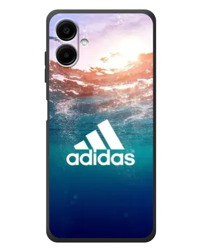 Чехол для Samsung Galaxy A08 с картинкой «Океанская глубина адидас» Чехол для Samsung Galaxy A08 с картинкой «Океанская глубина адидас»
