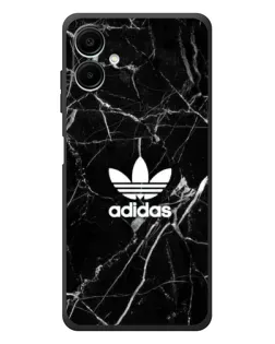 Чехол для Samsung Galaxy A08 с картинкой «Белый мрамор Adidas»