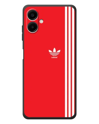 Чехол для Samsung Galaxy A08 с картинкой «Красный минимализм Adidas» Чехол для Samsung Galaxy A08 с картинкой «Красный минимализм Adidas»