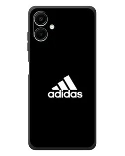 Чехол для Samsung Galaxy A08 с картинкой «Черная классика Adidas»