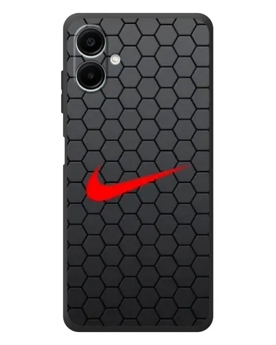 Чехол для Samsung Galaxy A08 с картинкой «Nike — карбоновая сетка» Чехол для Samsung Galaxy A08 с картинкой «Nike — карбоновая сетка»
