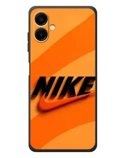 Чехол для Samsung Galaxy A08 с картинкой «Оранжевый драйв Nike»