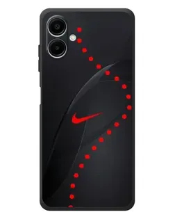 Чехол для Samsung Galaxy A08 с картинкой «Абстрактный дизайн Nike»