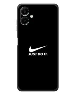 Чехол для Samsung Galaxy A08 с картинкой «Минимализм от Nike»