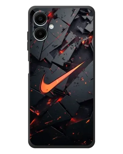 Чехол для Samsung Galaxy A08 с картинкой «Nike — эффект разломов» Чехол для Samsung Galaxy A08 с картинкой «Nike — эффект разломов»