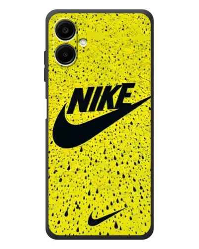 Чехол для Samsung Galaxy A08 с картинкой «Желтый текстурный Nike» Чехол для Samsung Galaxy A08 с картинкой «Желтый текстурный Nike»