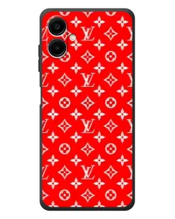 Чехол для Samsung Galaxy A08 с картинкой «Яркий паттерн LV»