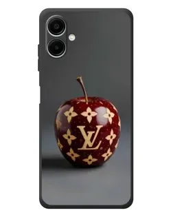 Чехол для Samsung Galaxy A08 с картинкой «Красное яблоко LV»