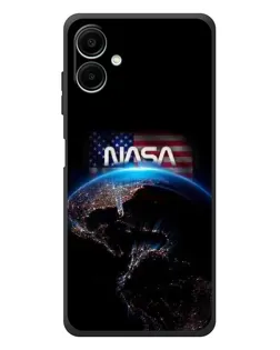 Чехол для Samsung Galaxy A08 с картинкой «Земля из космоса NASA»