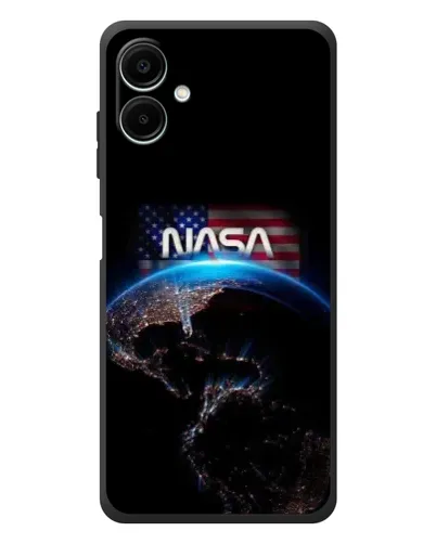 Чехол для Samsung Galaxy A08 с картинкой «Земля из космоса NASA»