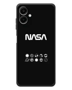 Чехол для Samsung Galaxy A08 с картинкой «NASA — технический принт»
