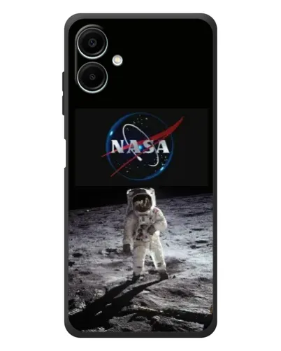 Чехол для Samsung Galaxy A08 с картинкой «Астронавт на Луне»