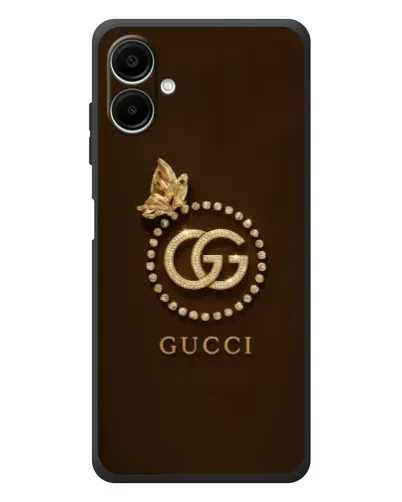 Чехол для Samsung Galaxy A08 с картинкой «Gucci — золотая бабочка» Чехол для Samsung Galaxy A08 с картинкой «Gucci — золотая бабочка»