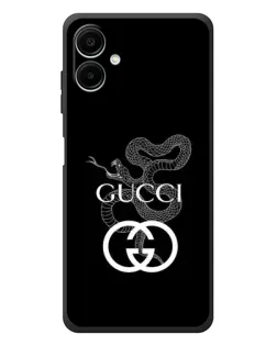 Чехол для Samsung Galaxy A08 с картинкой «Gucci — серебряная змея» Чехол для Samsung Galaxy A08 с картинкой «Gucci — серебряная змея»