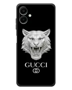 Чехол для Samsung Galaxy A08 с картинкой «Gucci — серебряный лев» Чехол для Samsung Galaxy A08 с картинкой «Gucci — серебряный лев»