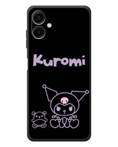 Чехол для Samsung Galaxy A08 с картинкой «Kuromi — черный минимализм» Чехол для Samsung Galaxy A08 с картинкой «Kuromi — черный минимализм»