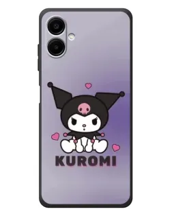 Чехол для Samsung Galaxy A08 с картинкой «Kuromi — фиолетовый арт»