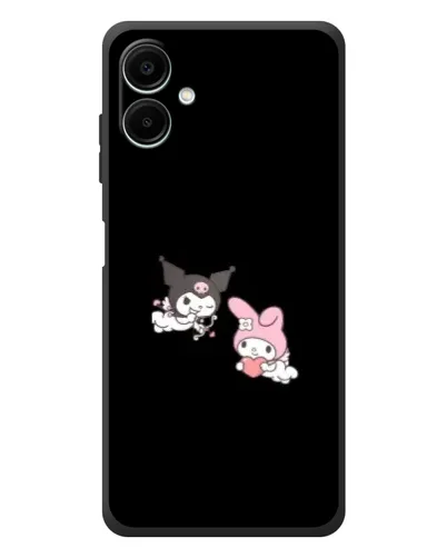 Чехол для Samsung Galaxy A08 с картинкой «My Melody и Kuromi» Чехол для Samsung Galaxy A08 с картинкой «My Melody и Kuromi»