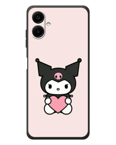 Чехол для Samsung Galaxy A08 с картинкой «Kuromi и сердце» Чехол для Samsung Galaxy A08 с картинкой «Kuromi и сердце»
