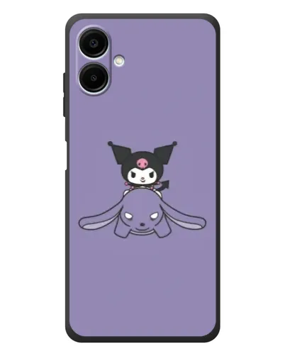 Чехол для Samsung Galaxy A08 с картинкой «Kuromi на лиловом фоне» Чехол для Samsung Galaxy A08 с картинкой «Kuromi на лиловом фоне»