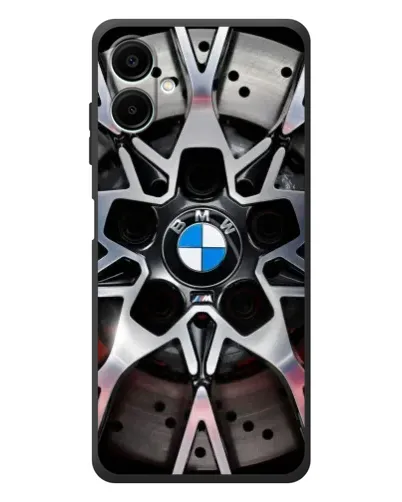 Чехол для Samsung Galaxy A08 с картинкой «BMW — деталь диска» Чехол для Samsung Galaxy A08 с картинкой «BMW — деталь диска»