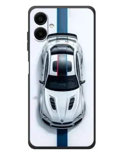 Чехол для Samsung Galaxy A08 с картинкой «Вид сверху — BMW M» Чехол для Samsung Galaxy A08 с картинкой «Вид сверху — BMW M»