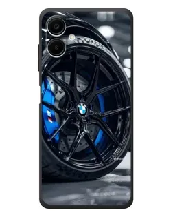 Чехол для Samsung Galaxy A08 с картинкой «Колесо BMW вблизи» Чехол для Samsung Galaxy A08 с картинкой «Колесо BMW вблизи»