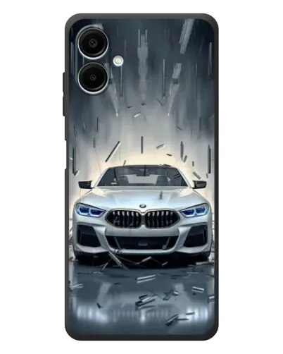 Чехол для Samsung Galaxy A08 с картинкой «BMW в свете фар» Чехол для Samsung Galaxy A08 с картинкой «BMW в свете фар»