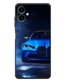 Чехол для Samsung Galaxy A08 с картинкой «Голубая BMW M4» Чехол для Samsung Galaxy A08 с картинкой «Голубая BMW M4»