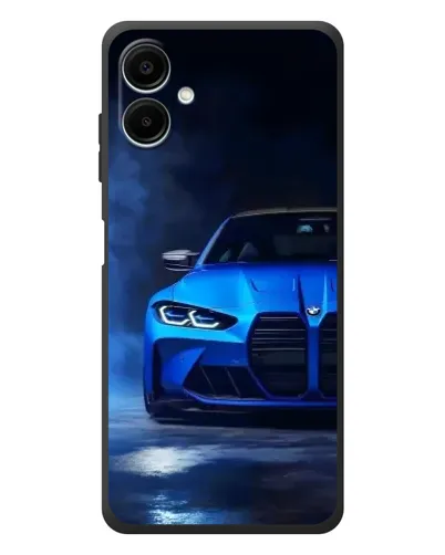 Чехол для Samsung Galaxy A08 с картинкой «Голубая BMW M4» Чехол для Samsung Galaxy A08 с картинкой «Голубая BMW M4»