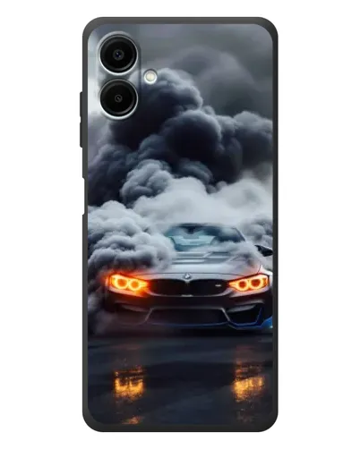Чехол для Samsung Galaxy A08 с картинкой «BMW в дыму» Чехол для Samsung Galaxy A08 с картинкой «BMW в дыму»