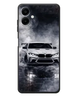 Чехол для Samsung Galaxy A08 с картинкой «BMW сквозь туман» Чехол для Samsung Galaxy A08 с картинкой «BMW сквозь туман»