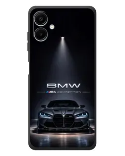 Чехол для Samsung Galaxy A08 с картинкой «BMW сквозь ночной город» Чехол для Samsung Galaxy A08 с картинкой «BMW сквозь ночной город»