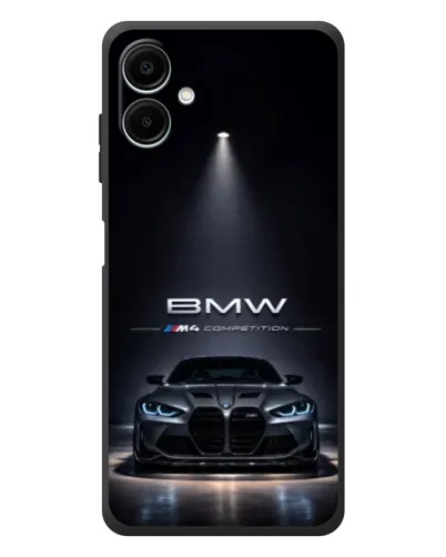 Чехол для Samsung Galaxy A08 с картинкой «BMW сквозь ночной город» Чехол для Samsung Galaxy A08 с картинкой «BMW сквозь ночной город»