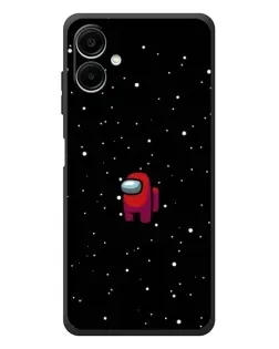 Чехол для Samsung Galaxy A08 с картинкой «Красный Among Us»