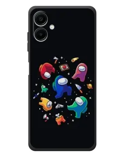 Чехол для Samsung Galaxy A08 с картинкой «Among Us космос»
