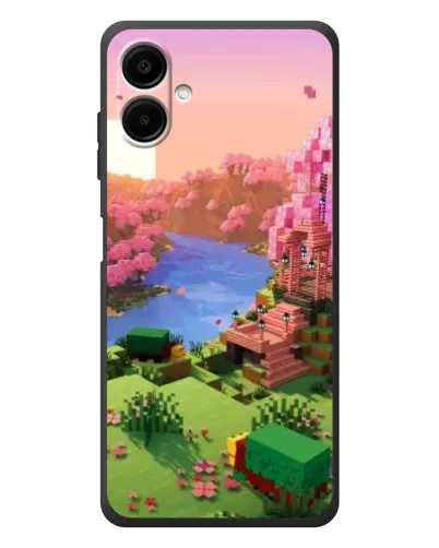 Чехол для Samsung Galaxy A08 с картинкой «Розовое дерево Minecraft» Чехол для Samsung Galaxy A08 с картинкой «Розовое дерево Minecraft»
