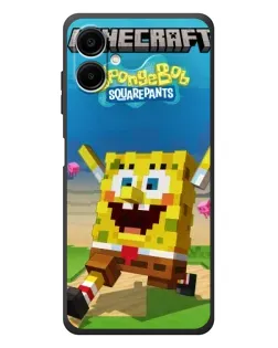 Чехол для Samsung Galaxy A08 с картинкой «Губка Боб Minecraft» Чехол для Samsung Galaxy A08 с картинкой «Губка Боб Minecraft»