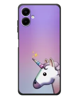 Чехол для Samsung Galaxy A08 с картинкой «Единорог градиент»