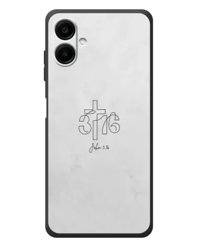 Чехол для Samsung Galaxy A08 с картинкой «Иоанна 3:16 Крест» Чехол для Samsung Galaxy A08 с картинкой «Иоанна 3:16 Крест»