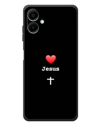 Чехол для Samsung Galaxy A08 с картинкой «Сердце - Jesus» Чехол для Samsung Galaxy A08 с картинкой «Сердце - Jesus»