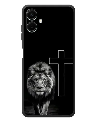 Чехол для Samsung Galaxy A08 с картинкой «Лев и Крест» Чехол для Samsung Galaxy A08 с картинкой «Лев и Крест»