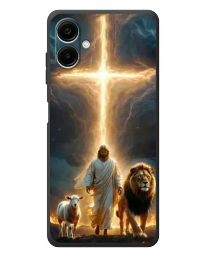 Чехол для Samsung Galaxy A08 с картинкой «Лев Иуды и Свет» Чехол для Samsung Galaxy A08 с картинкой «Лев Иуды и Свет»